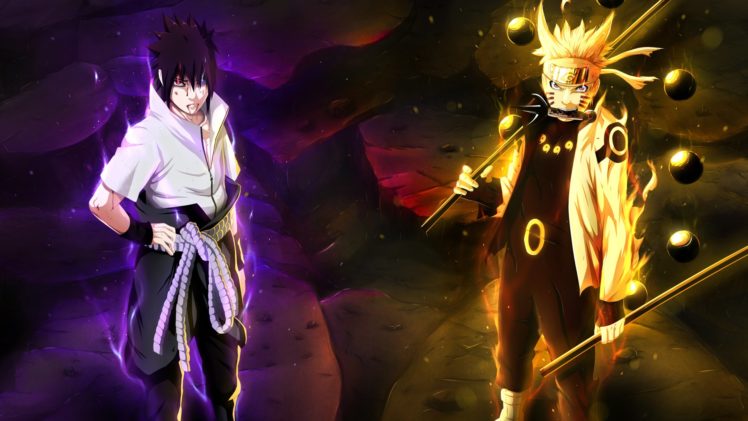 sasuke, And, Naruto HD Wallpaper Desktop Background