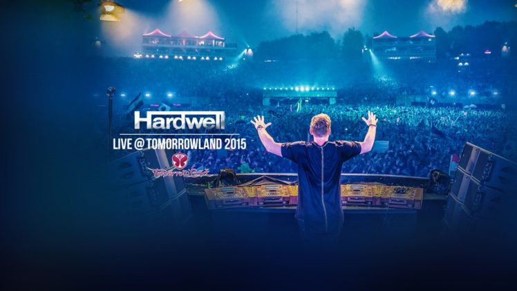 dj, Hardwell,  , Live,  , Tomorrowland, 2015 HD Wallpaper Desktop Background