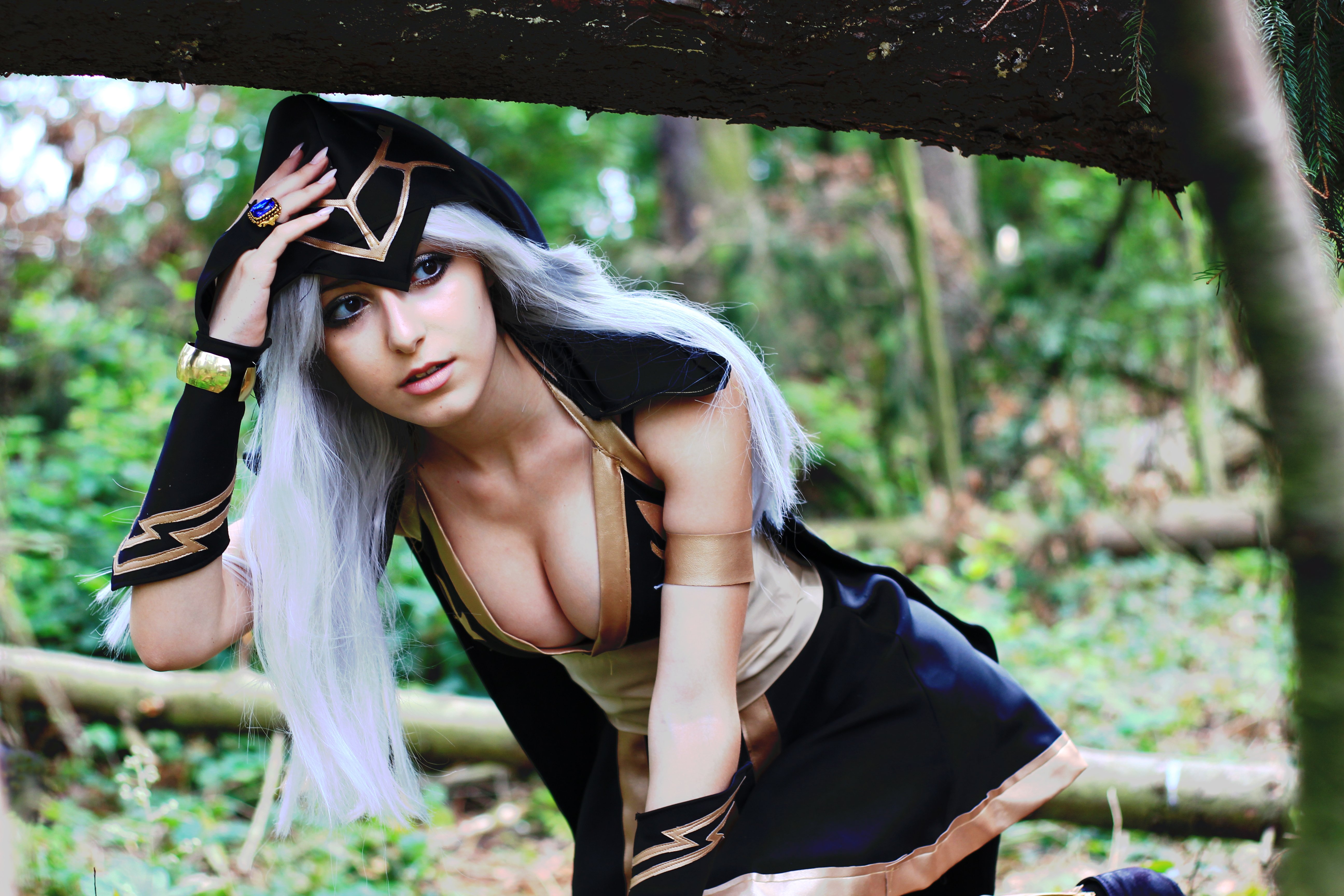 ashe,  , League of legends, Cosplay Wallpaper