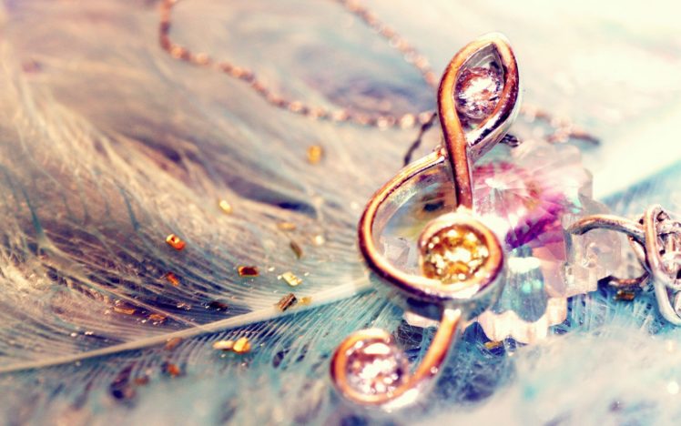 treble, Clef, Music, Note, Feather HD Wallpaper Desktop Background