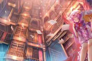 book, Madcocoon, Paper, Patchouli, Knowledge, Touhou