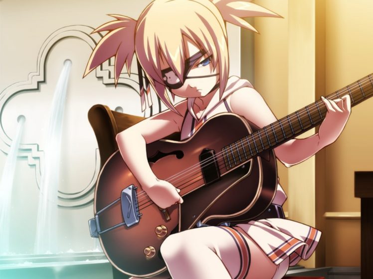guitars, Sara, Anime, Guitar, Girls, Girl, Music HD Wallpaper Desktop Background