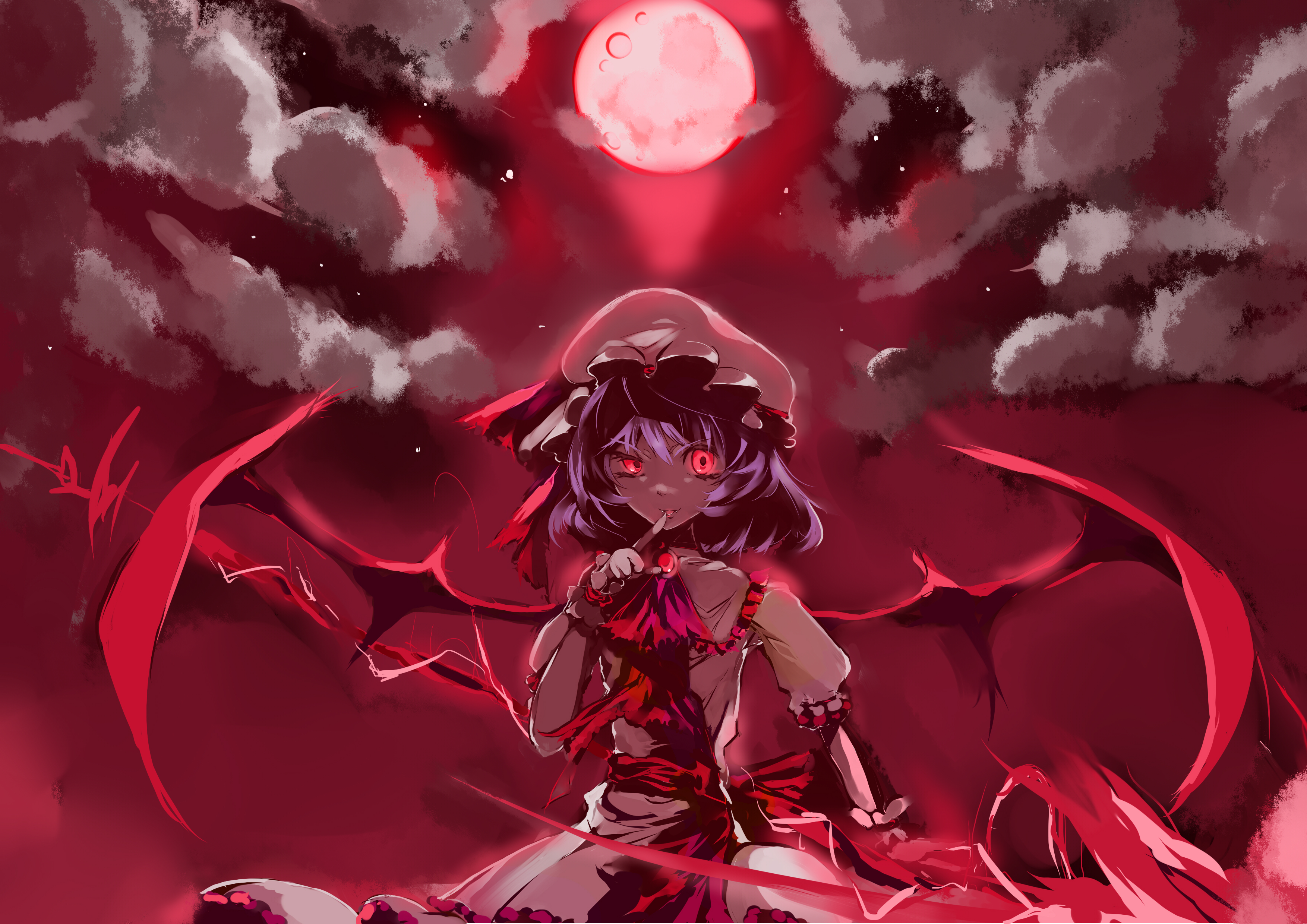 touhou, Remilia, Scarlet Wallpaper
