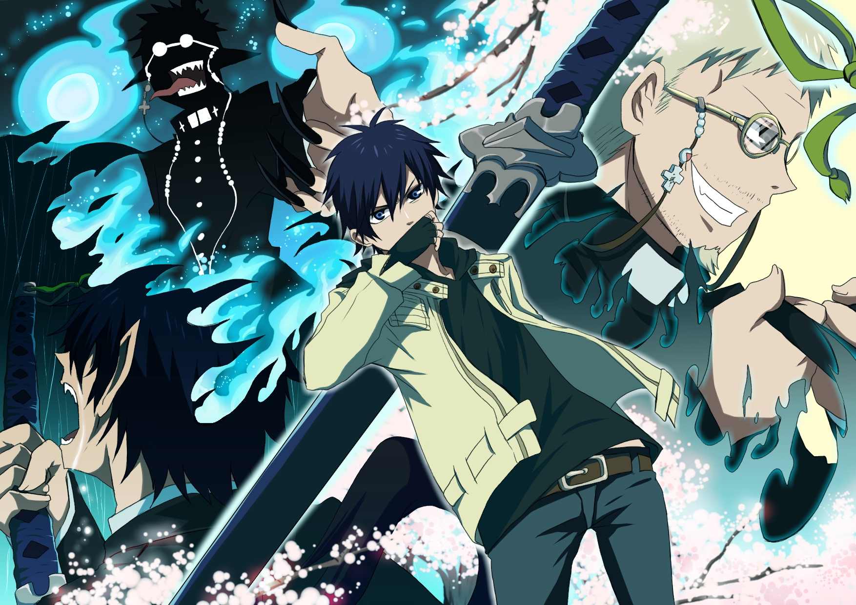 ao, No, Exorcist, Ao no exorcist Wallpaper