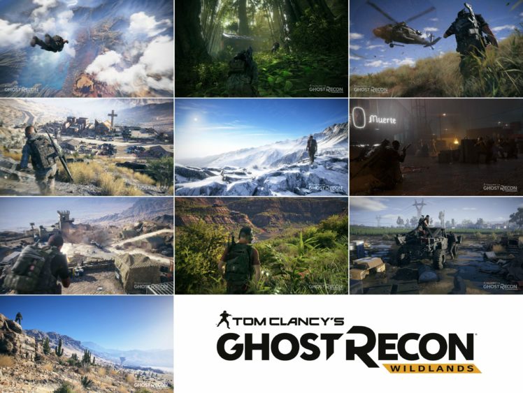 ghost, Recon, Wildlands, Military, Shooter, Action, Fighting, Warrior, War, 1grw, Poster HD Wallpaper Desktop Background