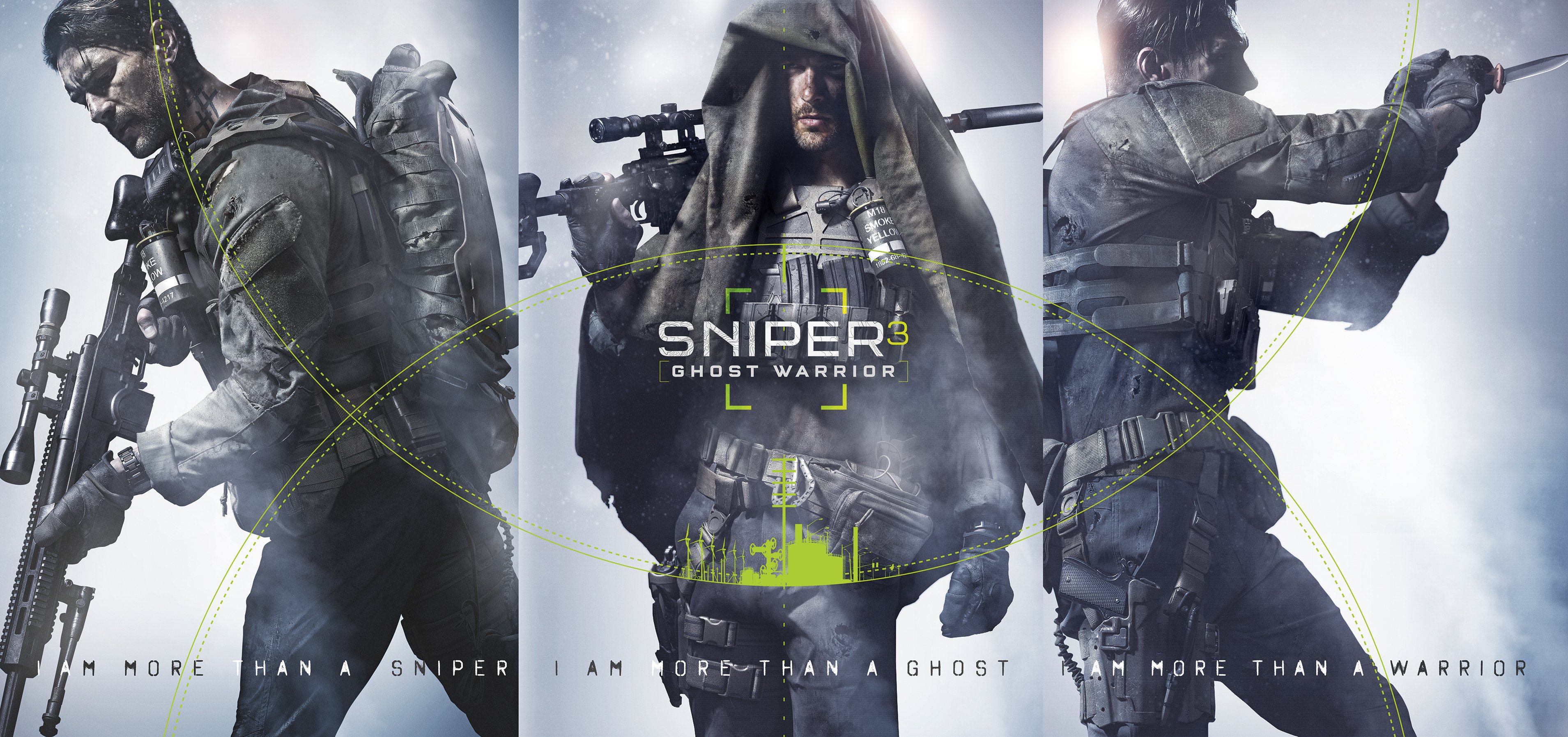 sniper, Ghost, Warrior, Military, Shooter, Stealth, Action, Fighting, 1sgw, Tactical, Poster Wallpaper