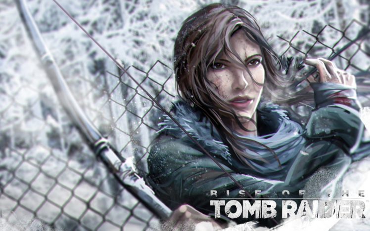 rise, Tomb, Raider, Lara, Croft, Action, Adventure, Fantasy, Warrior, Poster HD Wallpaper Desktop Background