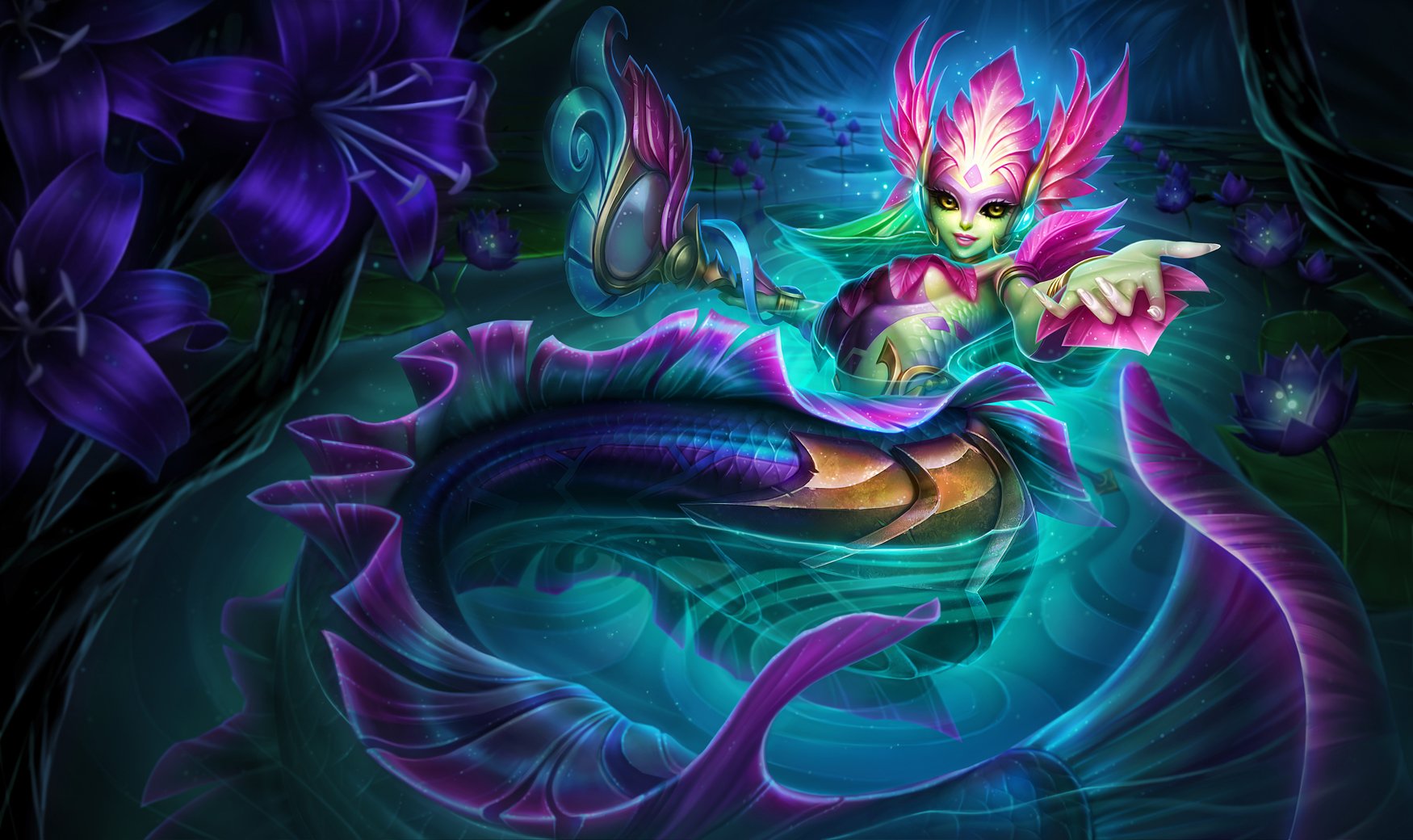 river, Spirit, Nami,  , League, Of, Legends Wallpaper