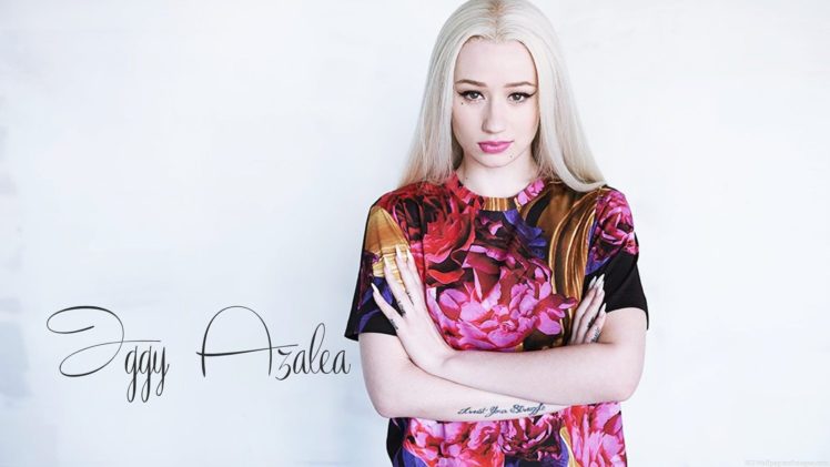 iggy, Azalea, Hip, Hop, Electronic, Rap, Rapper, Blonde, Babe, Girl, Girls, Women, Woman, Female, Singer, Poster HD Wallpaper Desktop Background