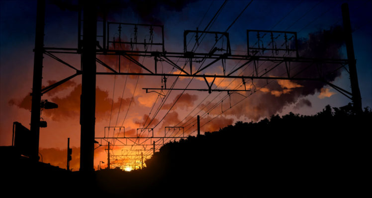 clouds, Kibunya, 39, Landscape, Original, Scenic, Silhouette, Sky, Sunset HD Wallpaper Desktop Background