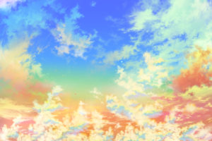 clouds, Iy, Tujiki, Original, Scenic, Sky, Stars, Sunset