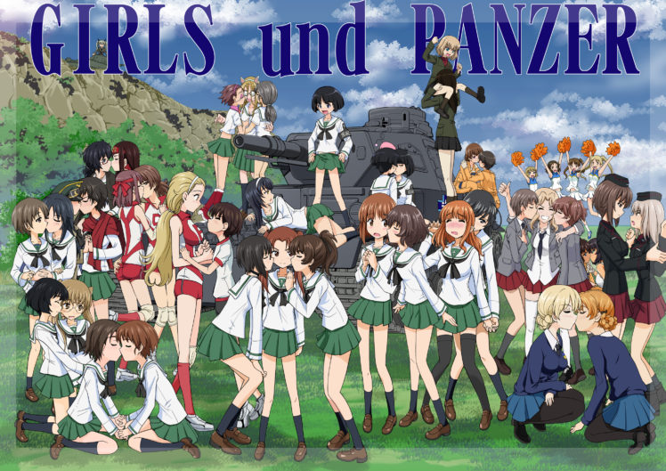 girls, Und, Panzer HD Wallpaper Desktop Background