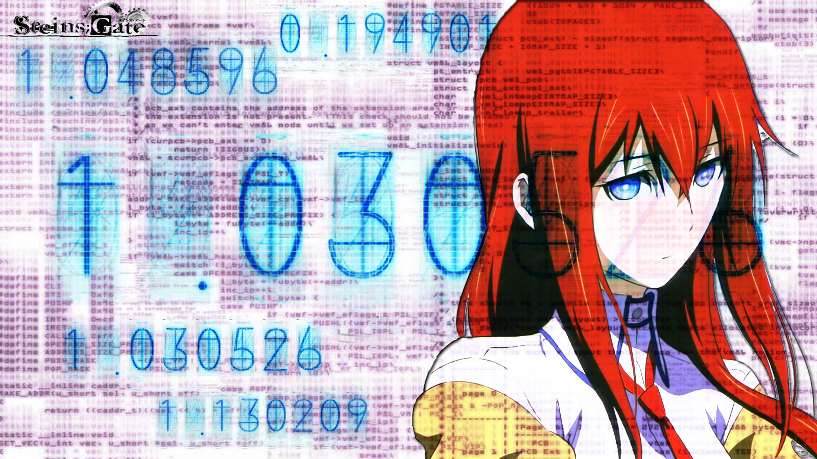 steins, Gate, Makise, Kurisu, Steins gate Wallpaper