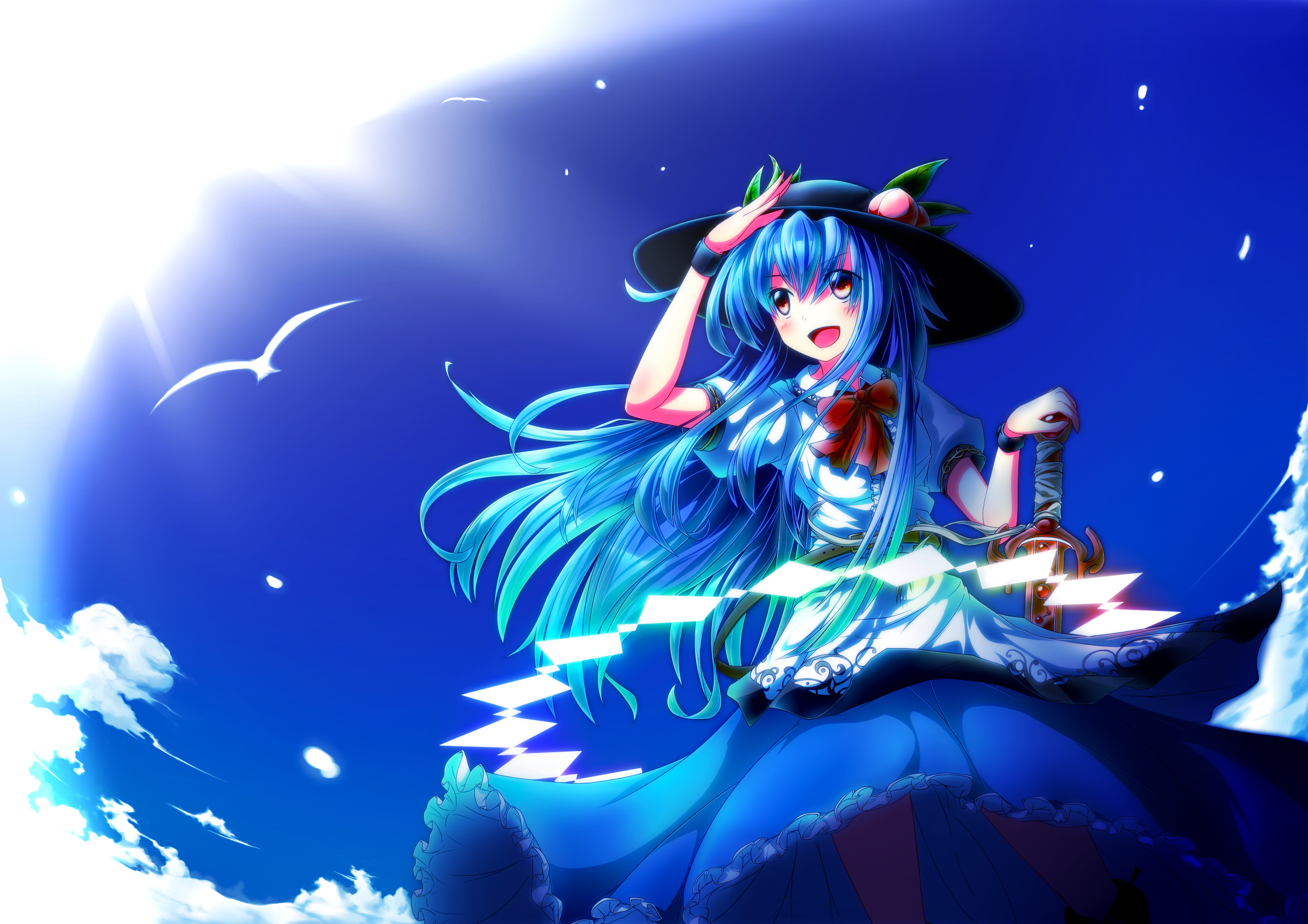 Touhou Project - Blue Hair - wide 6