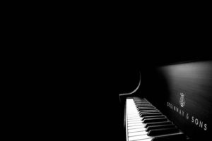 piano, Music, Beauty, Black, Background