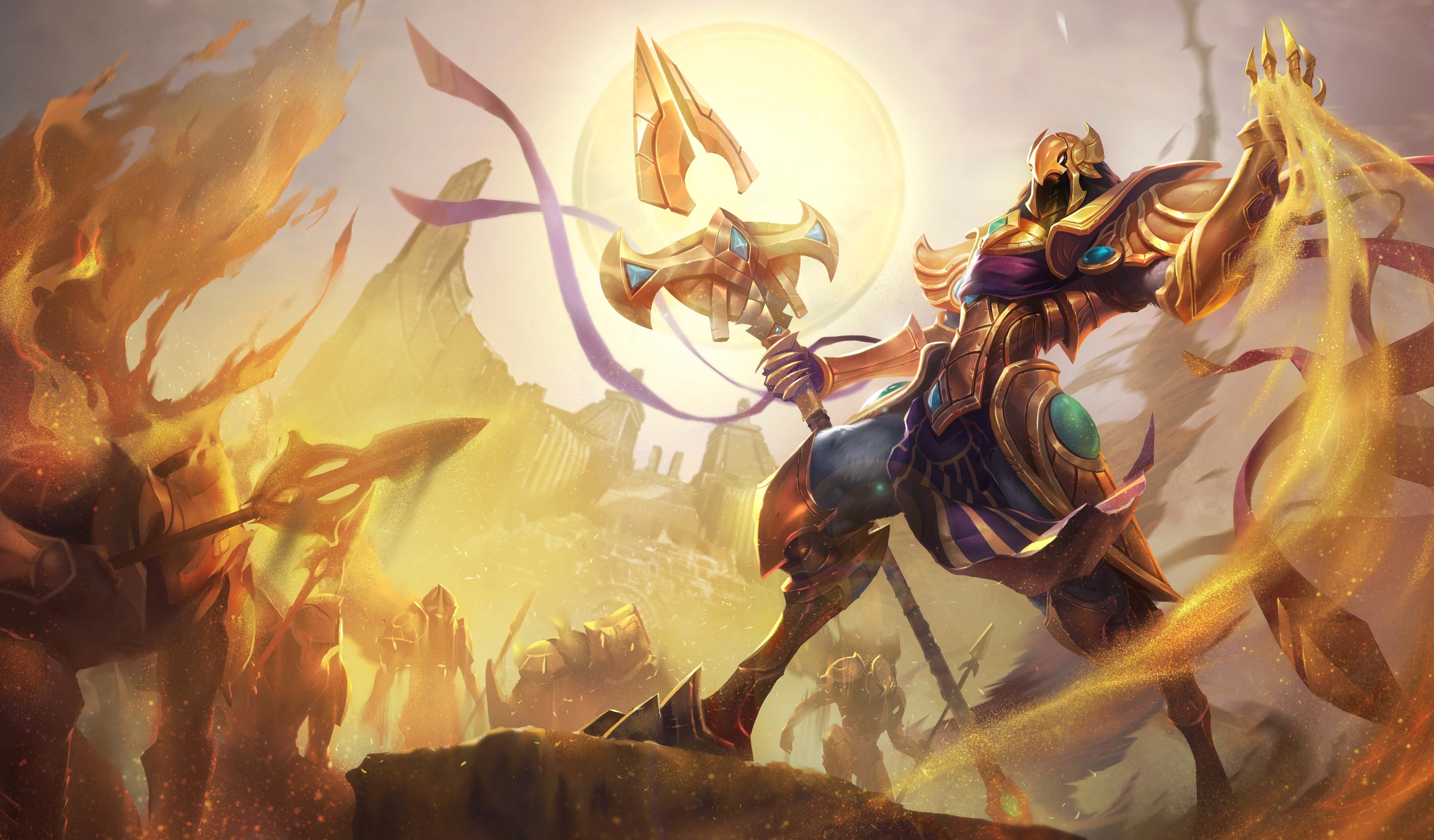 azir, Emperor, Of, Shurima, League, Of, Legends Wallpaper
