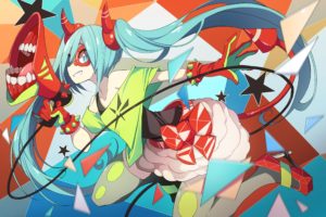 project, Diva, X, Vocaloid, Hatsune, Miku, Spikes, Holding, Object