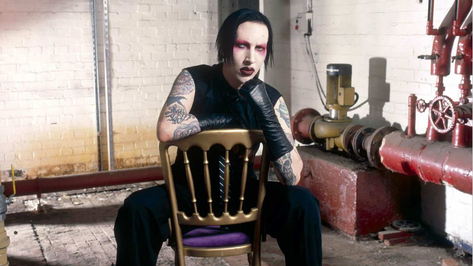 marilyn, Manson, Industrial, Metal, Heavy, Glam, Shock, Hard, Rock Wallpaper
