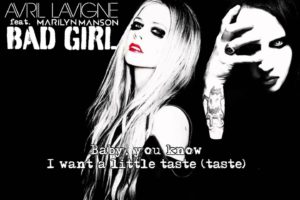 marilyn, Manson, Industrial, Metal, Heavy, Glam, Shock, Hard, Rock, Poster, Lavigne, Avril