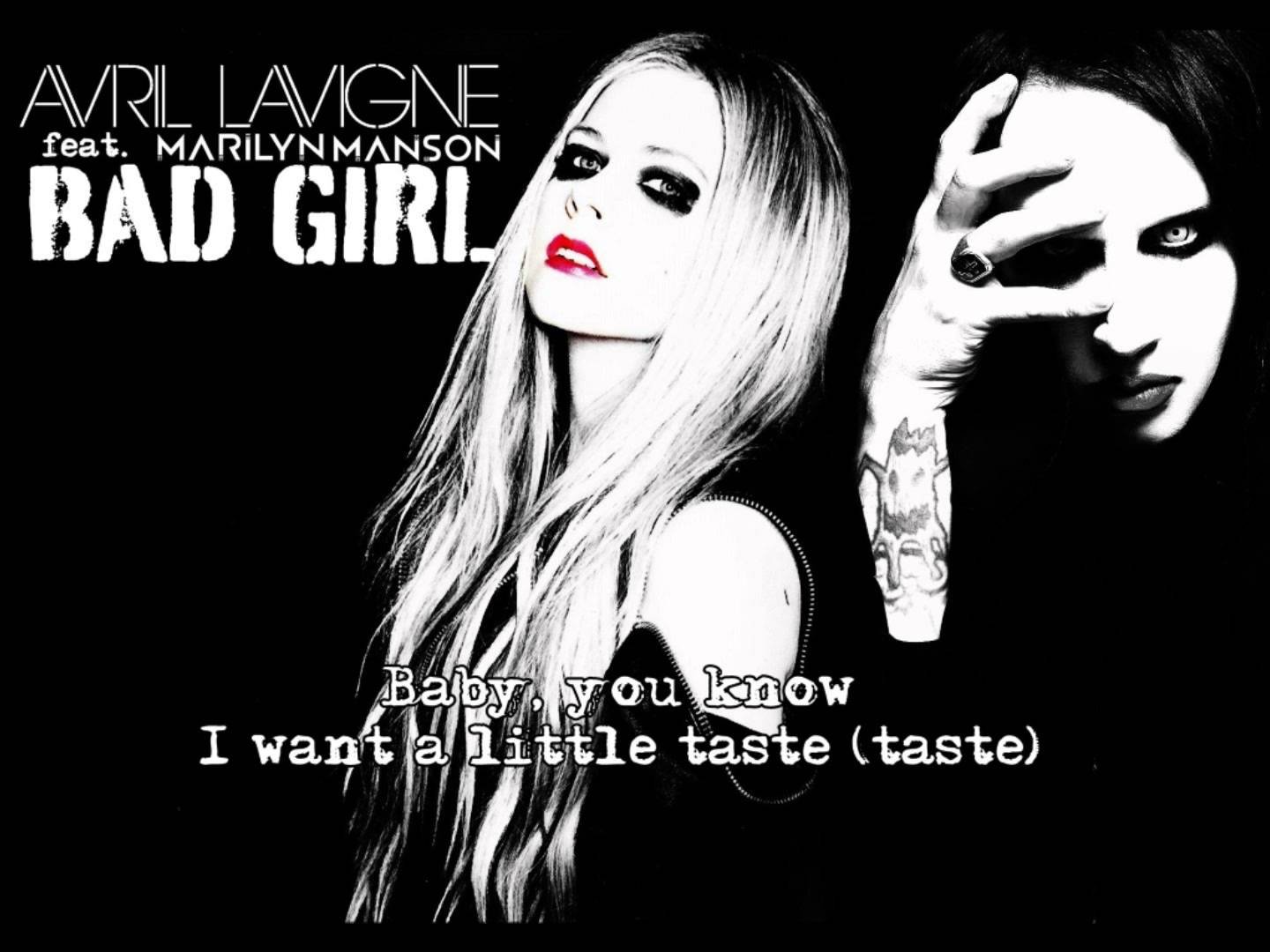 marilyn, Manson, Industrial, Metal, Heavy, Glam, Shock, Hard, Rock, Poster, Lavigne, Avril Wallpaper