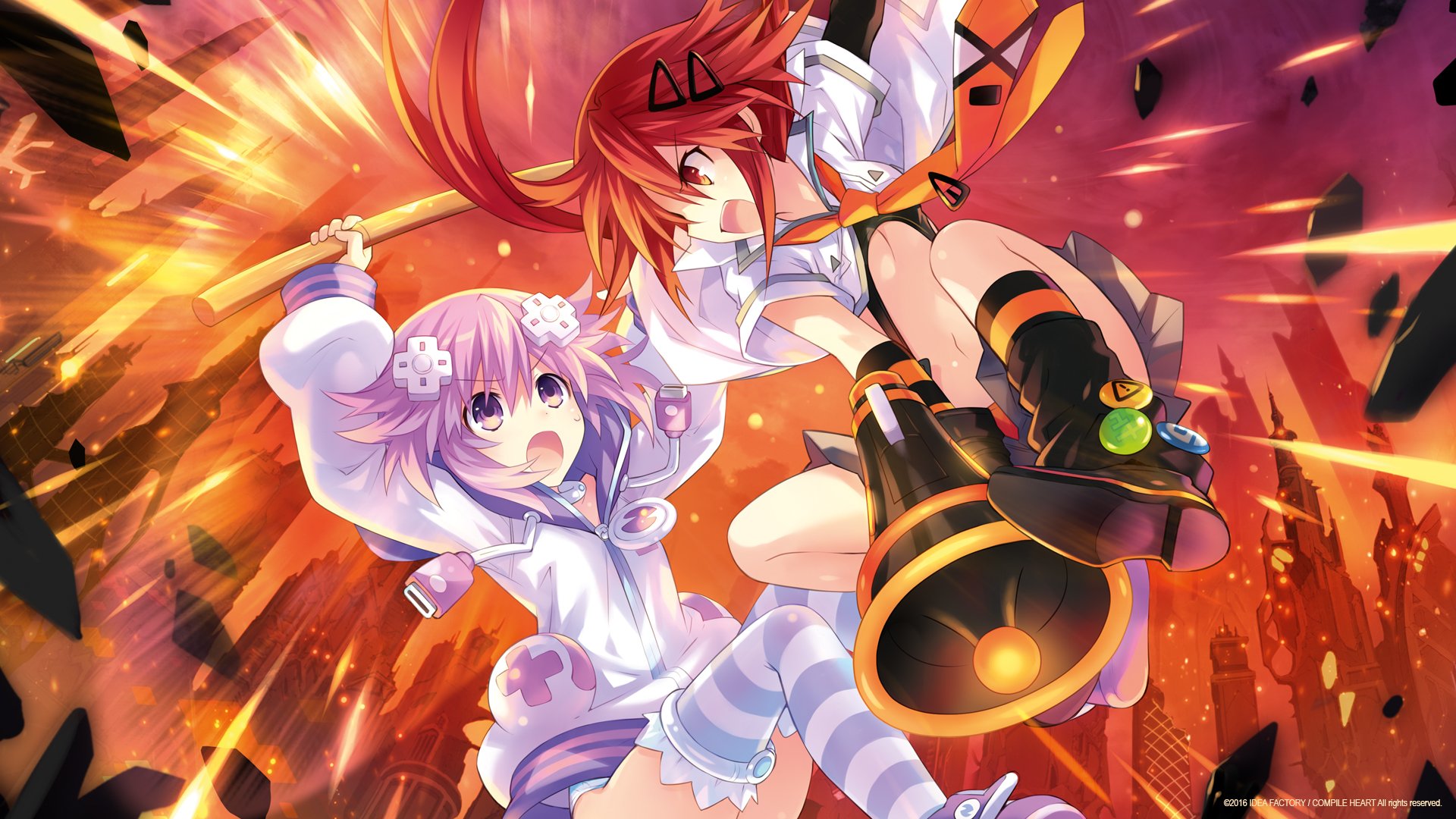 hyperdimension, Neptunia, Hyperdimension, Neptunia, Vii, Neptune, Tennouboshi, Uzume, Tsunako Wallpaper