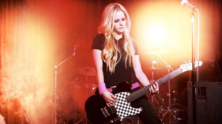avril, Lavigne, Pop, Pop punk, Pop rock, Guitar, Guitars, Concert, Concerts HD Wallpaper Desktop Background