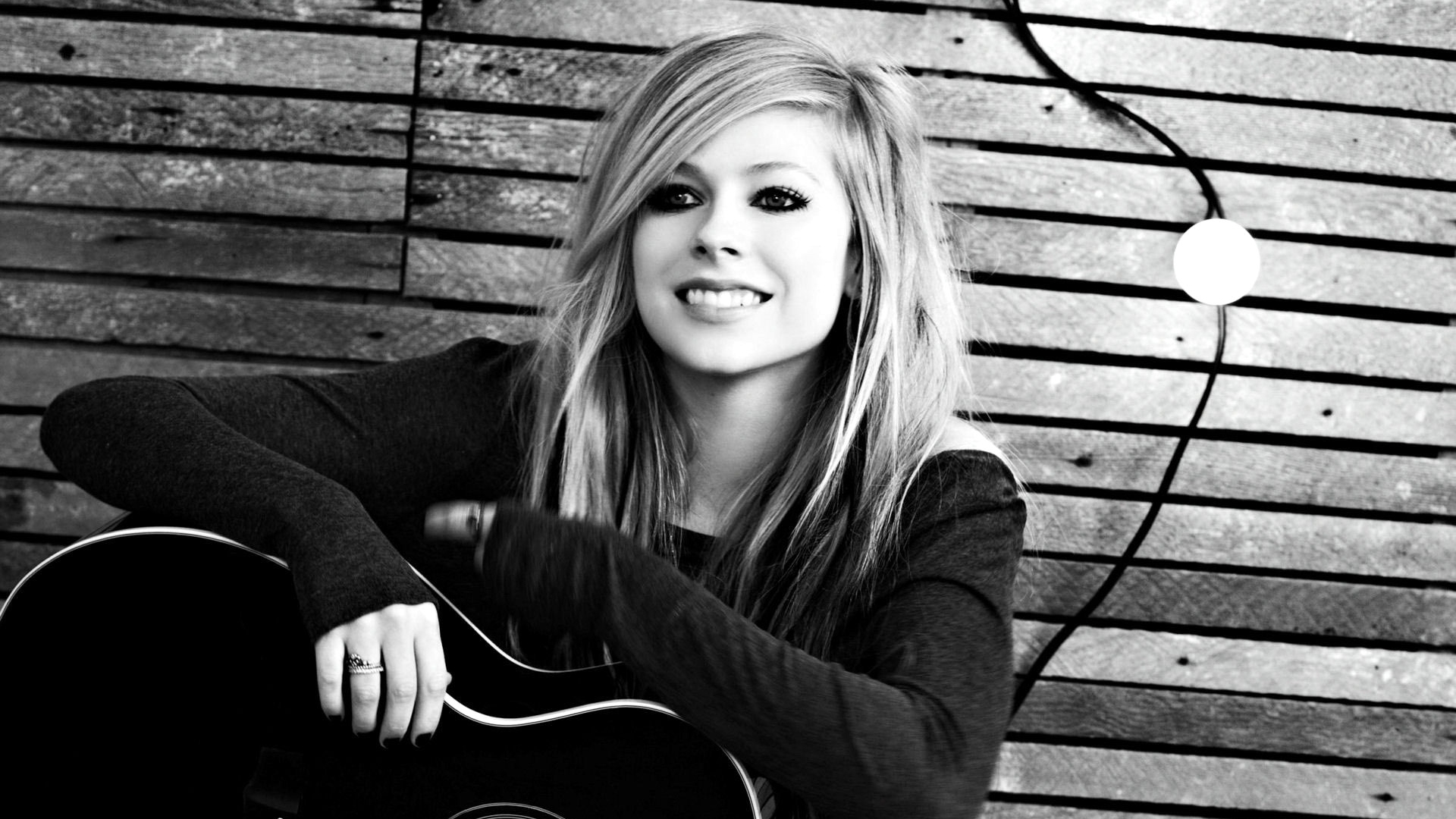 avril, Lavigne, Pop, Pop punk, Pop rock, Guitar, Guitars Wallpaper