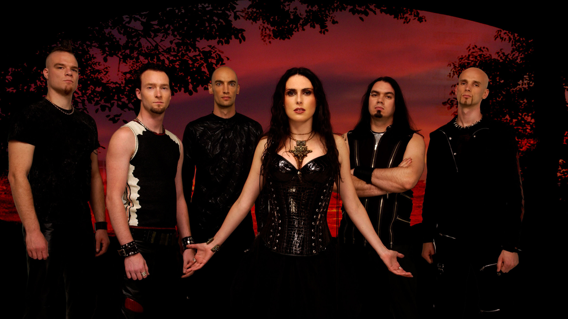 within, Temptation, Gothic, Metal, Symphonic, Sharon, Heavy, Adel Wallpaper