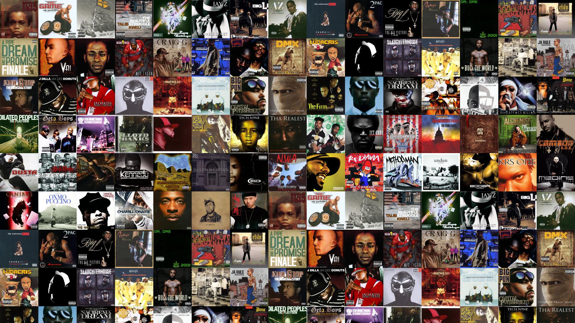 collage, Tile, Tiles, Music, Rap, Hip, Hop Wallpaper