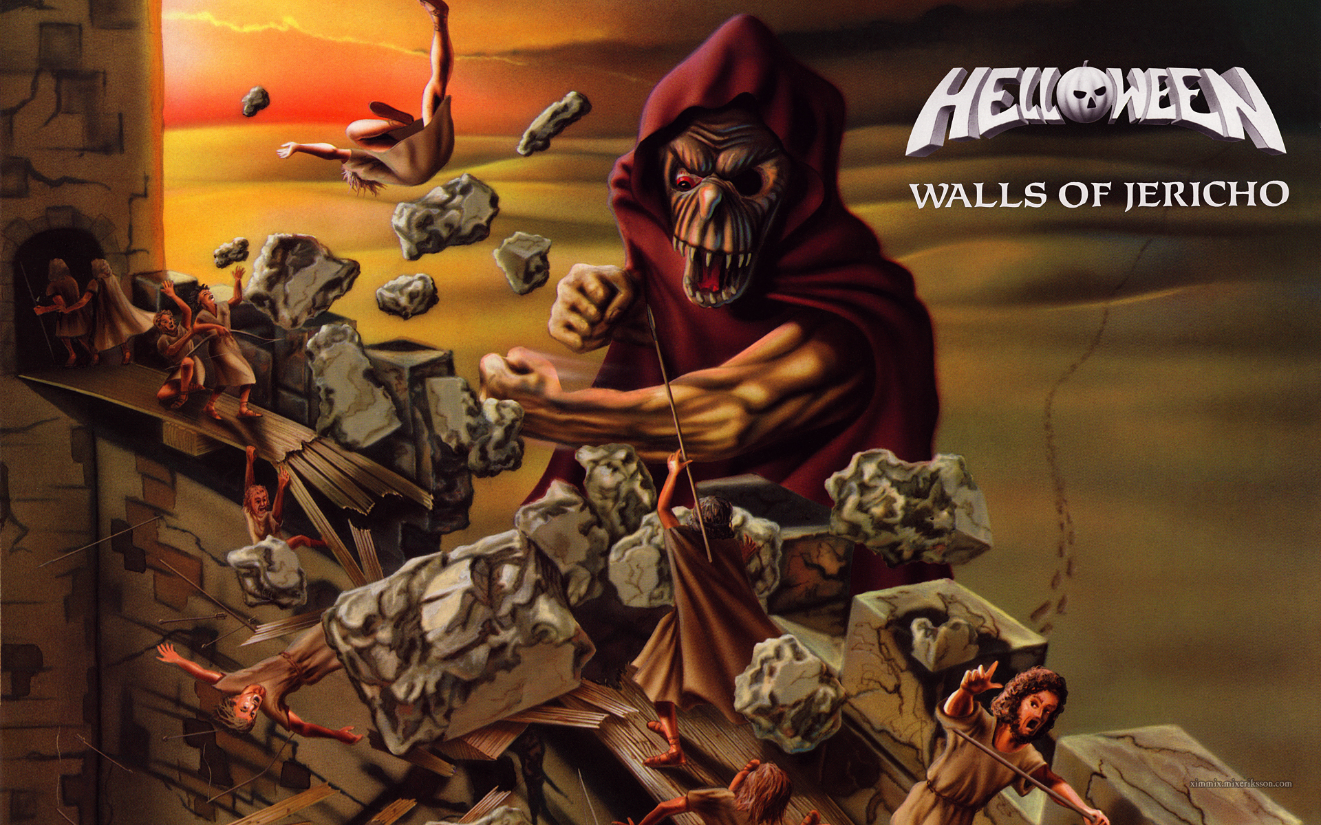 helloween heavy metal album cover
