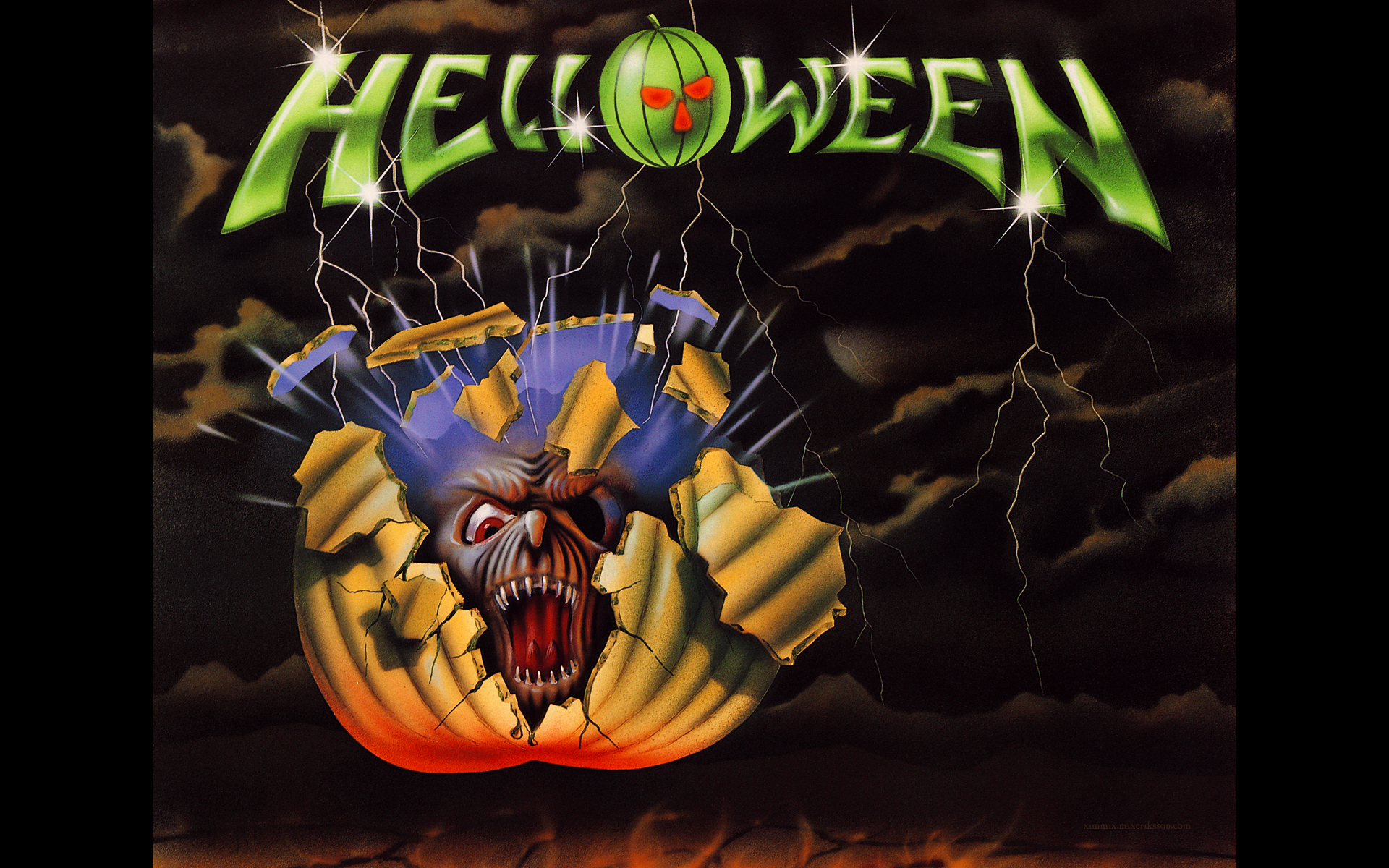 Helloween Heavy Metal Album Cover Dark Ge Wallpapers Hd Desktop And Mobile Backgrounds