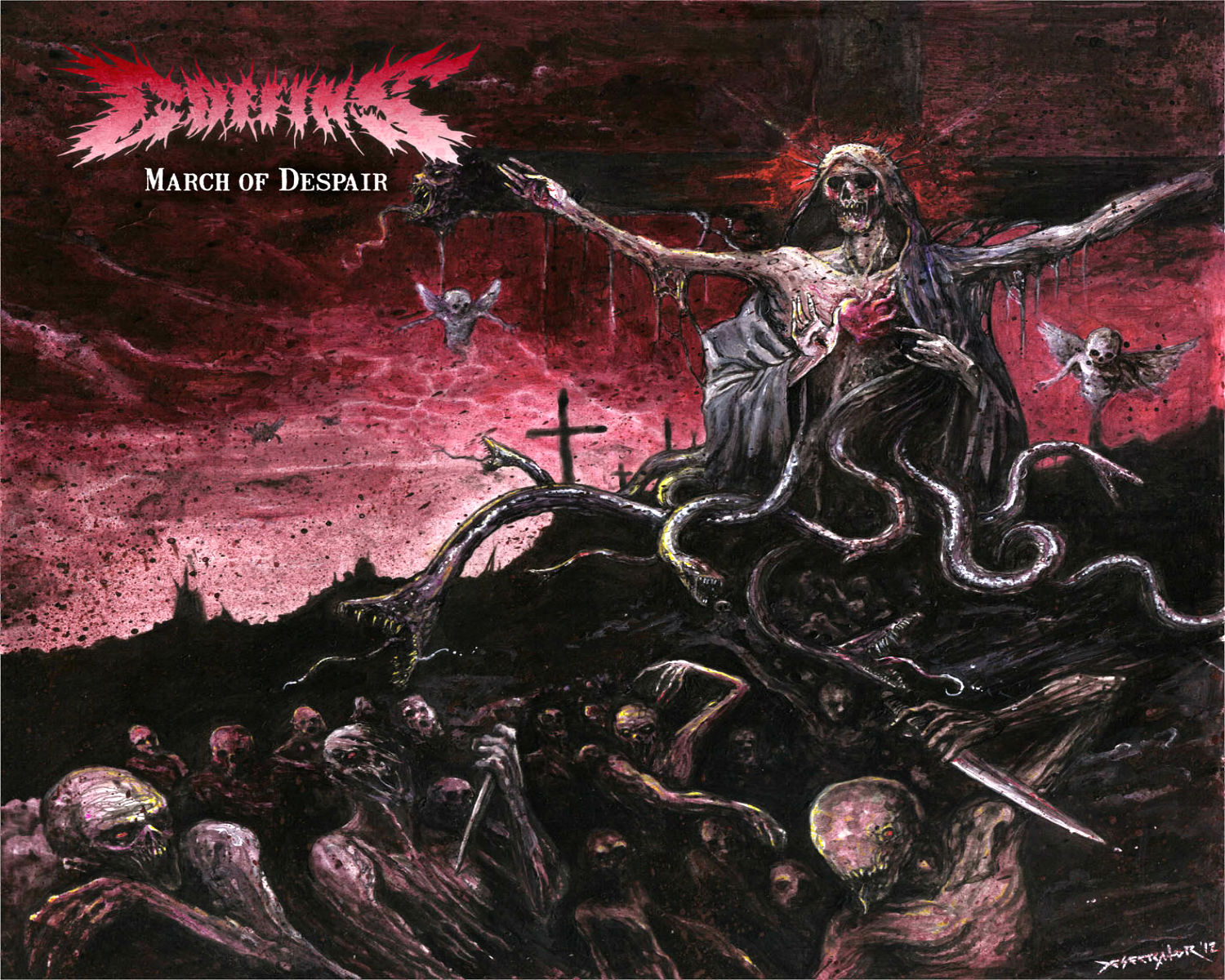 coffins, Doom, Death, Metal, Heavy, Hf Wallpaper