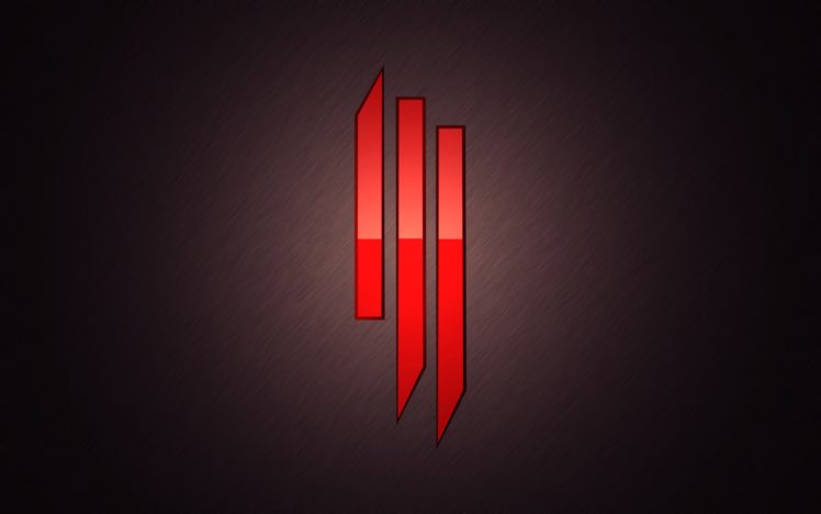 skrillex, Red, Logo HD Wallpaper Desktop Background