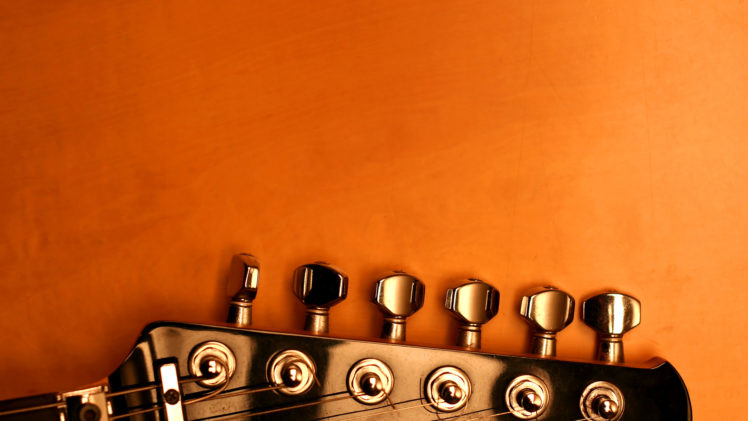 guitar, Nand039, Orange HD Wallpaper Desktop Background