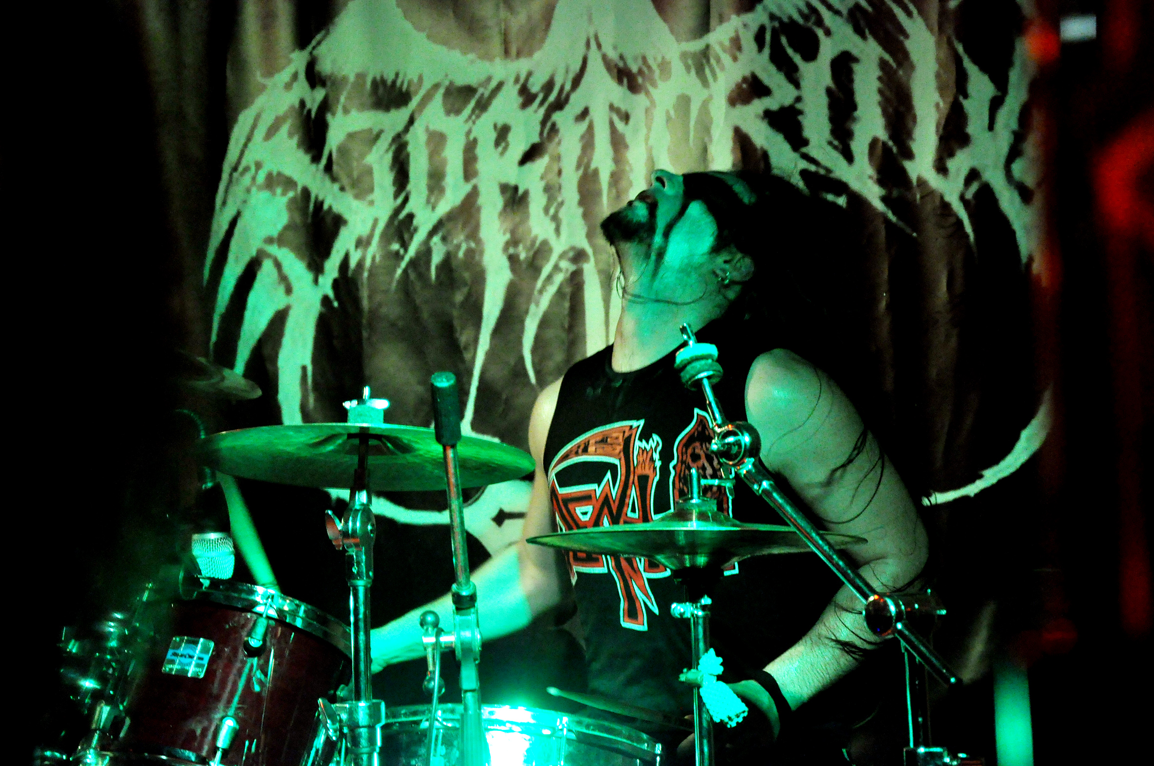 stormcrow, Black, Metal, Heavy, Concert, Drums Wallpaper