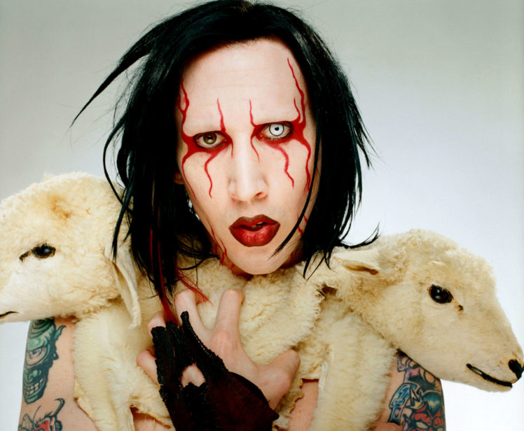 marilyn, Manson, Industrial, Metal, Rock, Heavy, Shock, Gothic, Fx HD Wallpaper Desktop Background