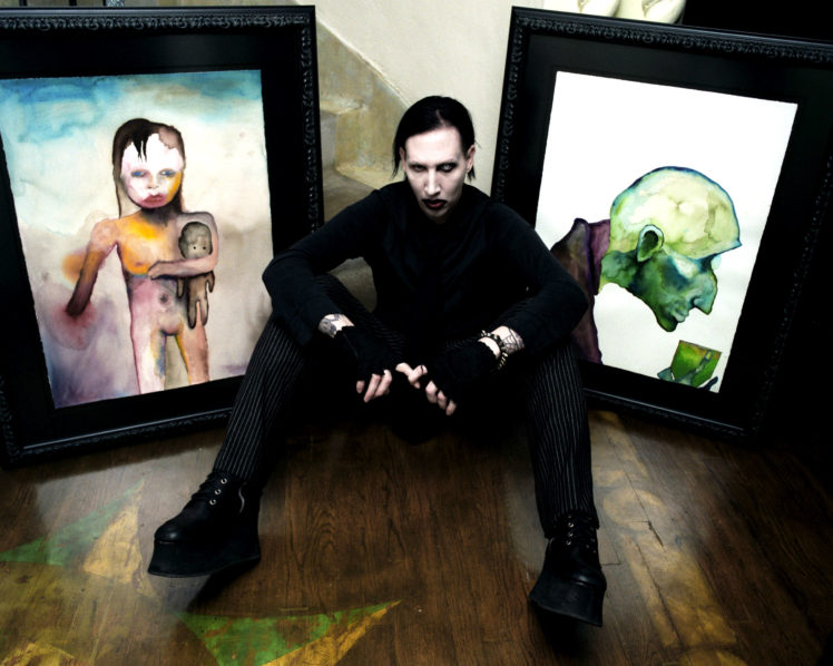 marilyn, Manson, Industrial, Metal, Rock, Heavy, Shock, Gothic, Glam HD Wallpaper Desktop Background