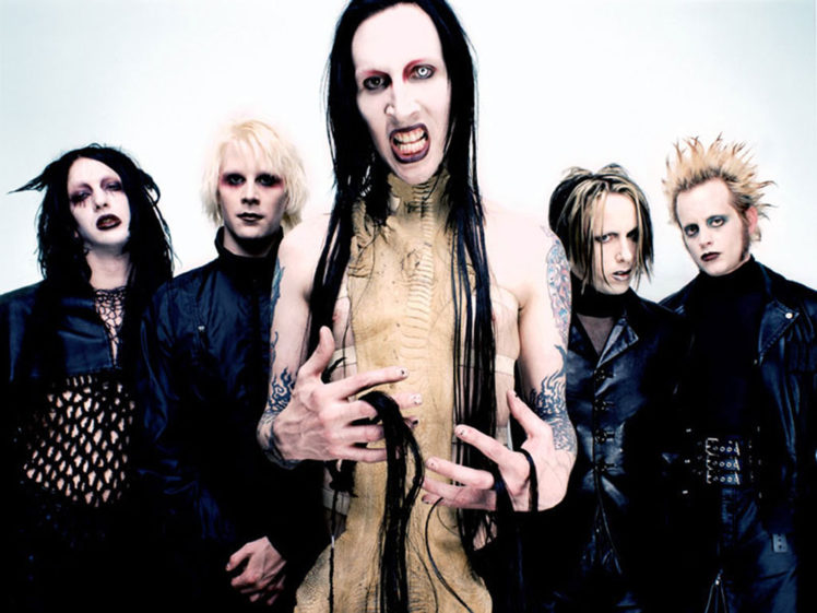 marilyn, Manson, Industrial, Metal, Rock, Heavy, Shock, Gothic, Glam, Ye HD Wallpaper Desktop Background