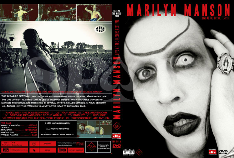 marilyn, Manson, Industrial, Metal, Rock, Heavy, Shock, Gothic, Glam, Poster HD Wallpaper Desktop Background