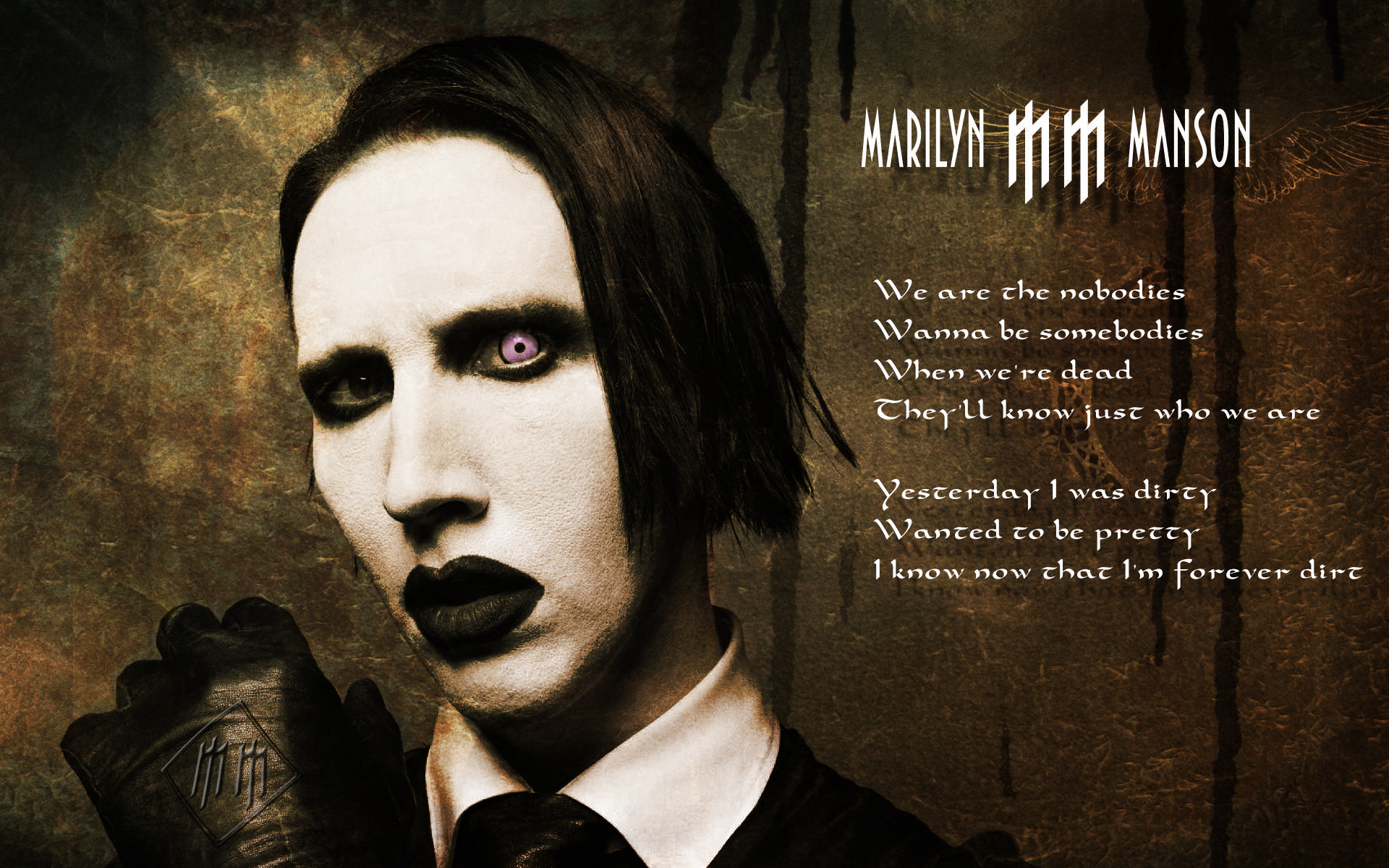 marilyn, Manson, Industrial, Metal, Rock, Heavy, Shock, Gothic, Glam, Poster, Gs Wallpaper