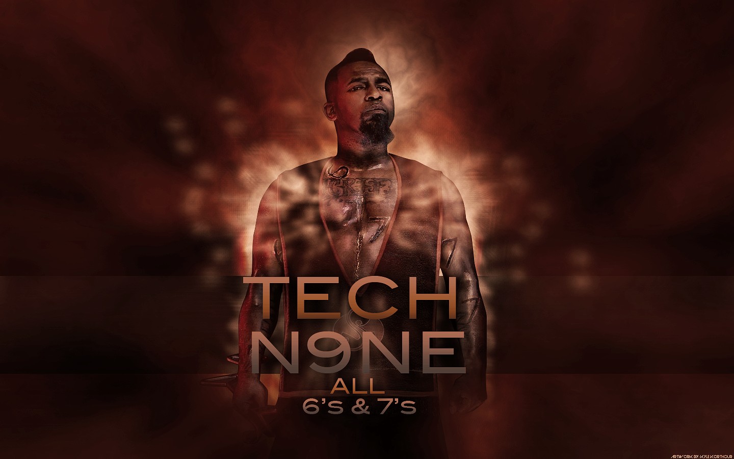 tech, N9ne, Gangsta, Rapper, Rap, Hip, Hop, Poster Wallpaper