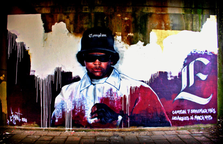 Eazy E Nwa Gangsta Rapper Rap Hip Hop Eazy E Graffiti