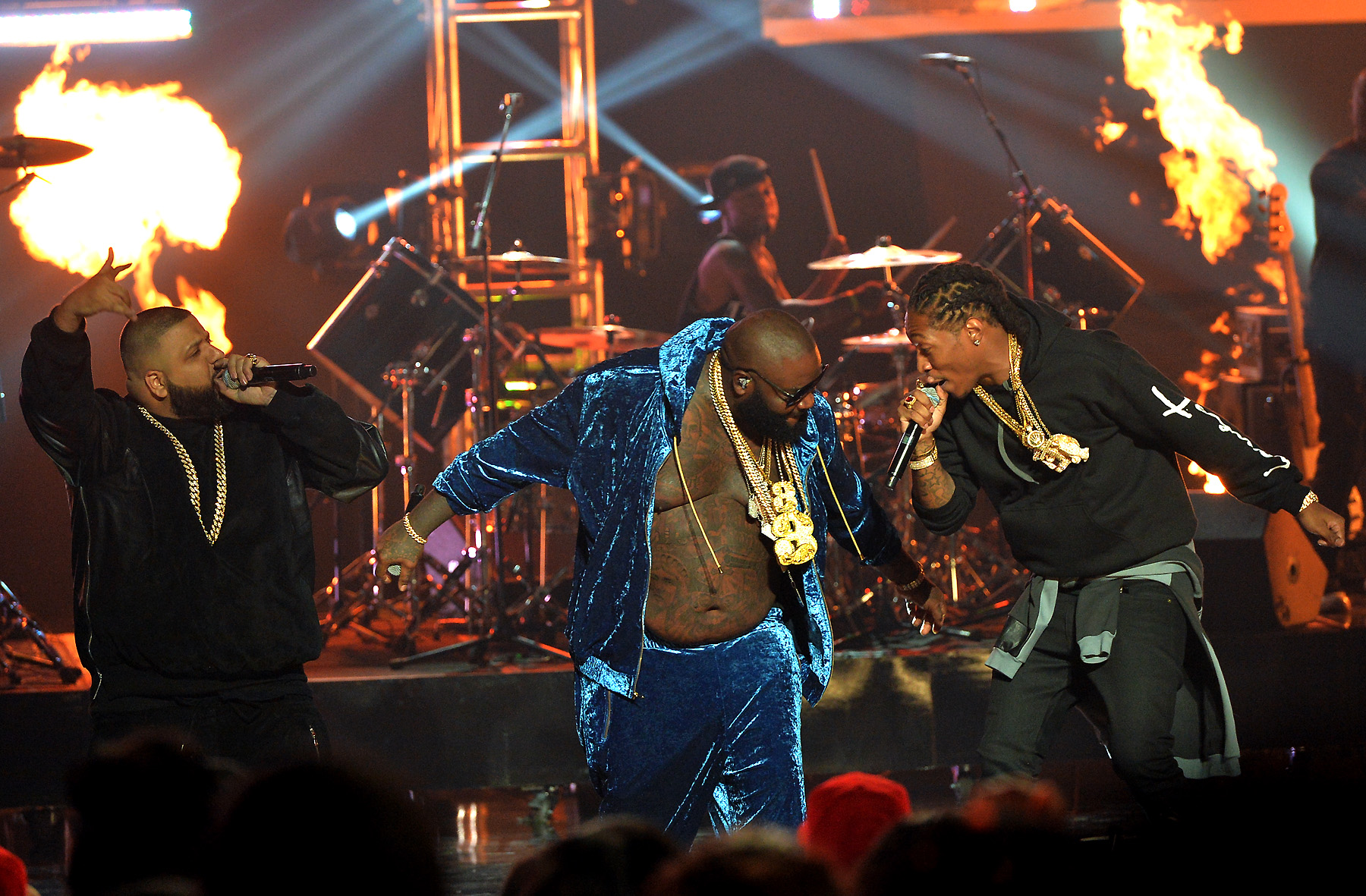 Rick Ross Dj Khaled Gangsta Rapper Rap Hip Hop Microphone