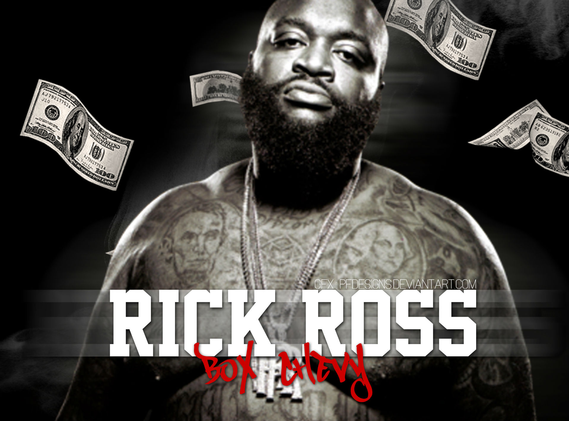 rick, Ross, Gangsta, Rapper, Rap, Hip, Hop, Poster, Th Wallpaper