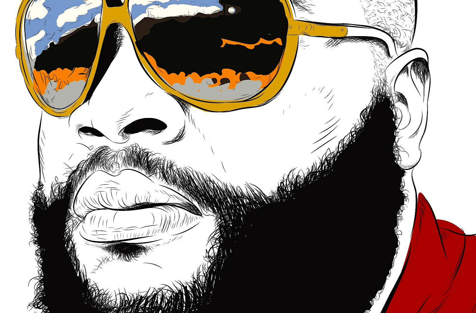 Rick Ross Gangsta Rapper Rap Hip Hop Sunglasses Glasses