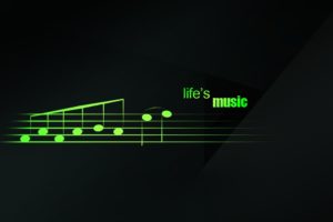 green, Music, Text, Typography