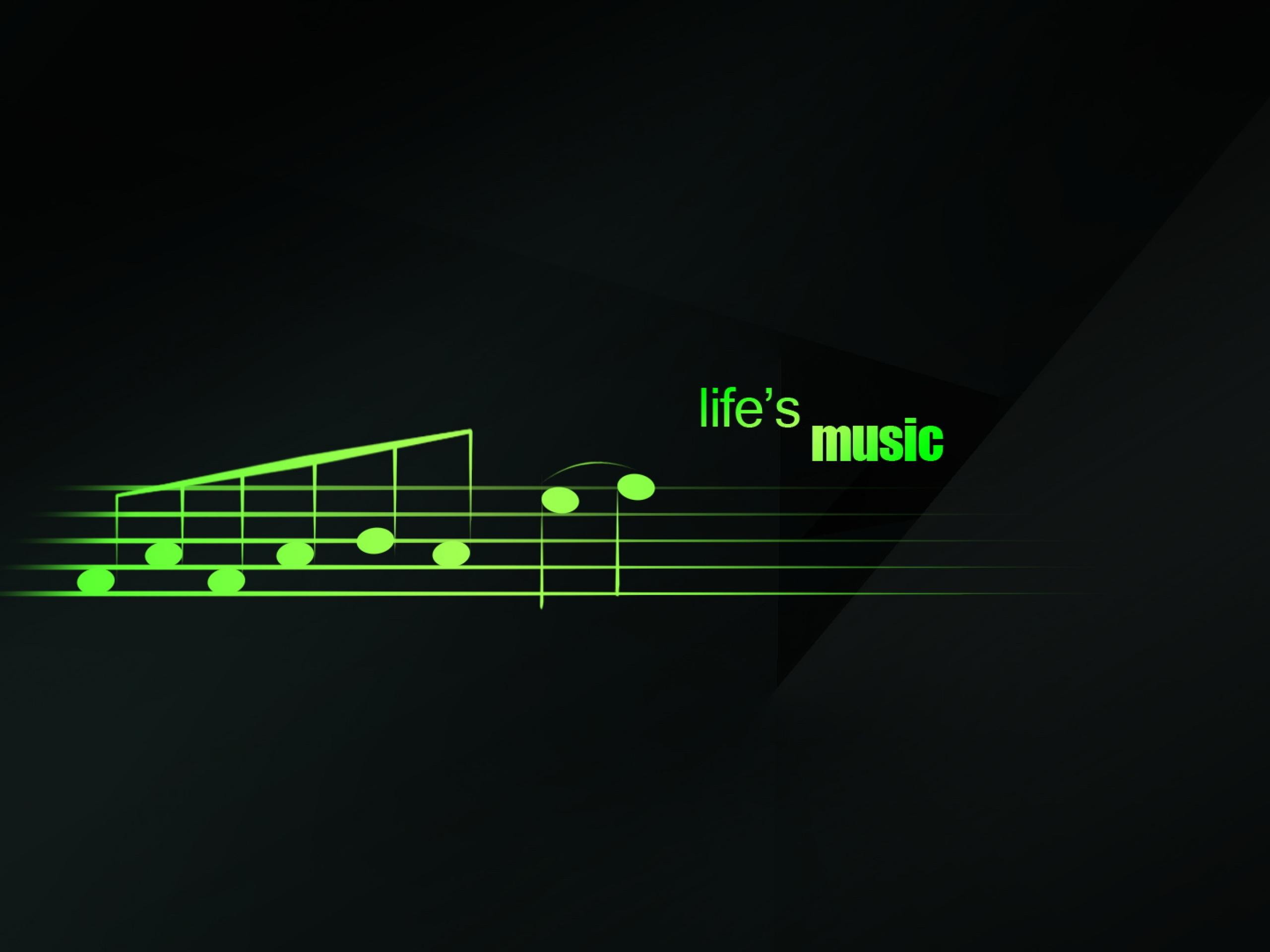 green, Music, Text, Typography Wallpaper