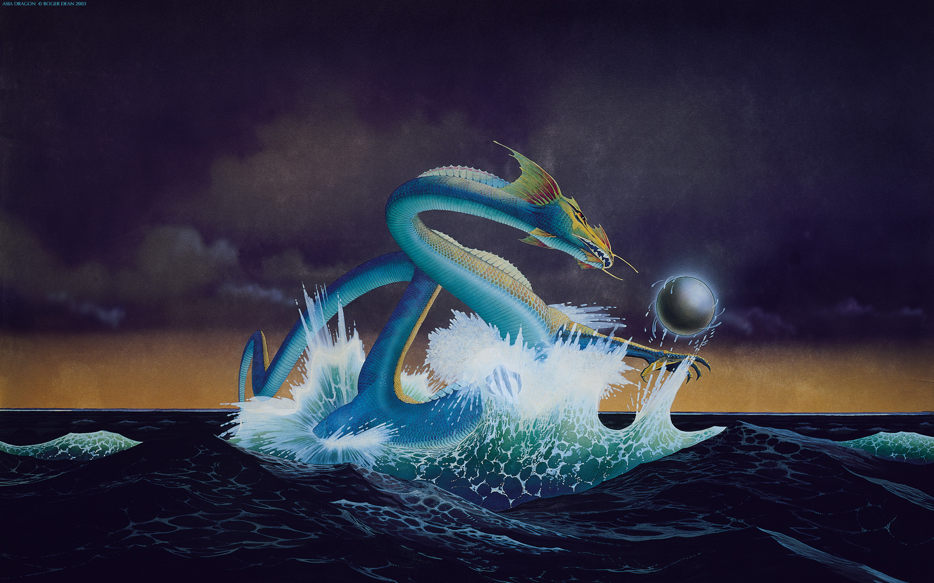 Dragons Roger Dean Asia Album Covers Wallpapers Hd Desktop