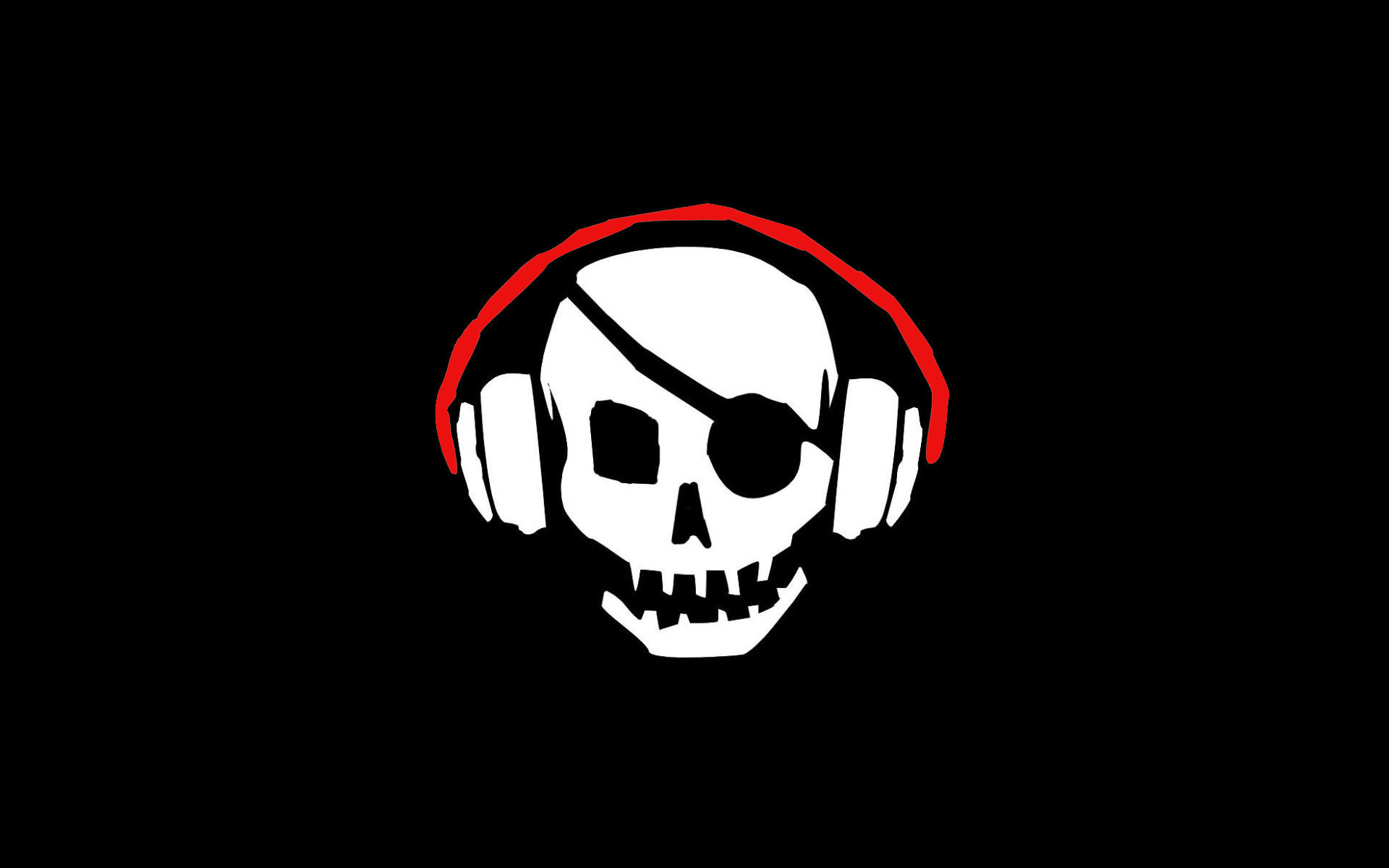 skulls, Black, Music, Pirates Wallpaper