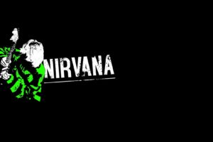 nirvana, Kurt, Cobain, Artwork, Music, Bands, Black, Background